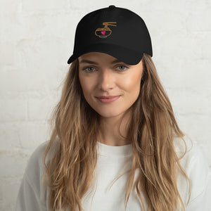 Noodle Love Embroidered Cap