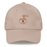 Noodle Love Embroidered Cap