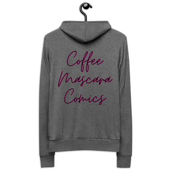 Coffee, Mascara & Comics Zip-Up Hoodie