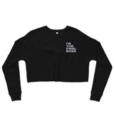 Final Boss Cropped Sweatshirt