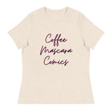 coffee mascara comics tee